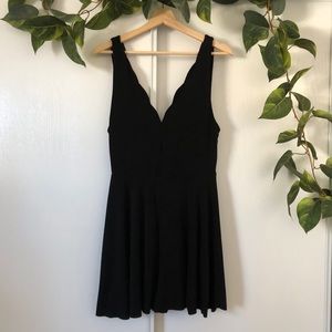 Kimchi Blue Scallop - Edge V - Neck Rochay Romper